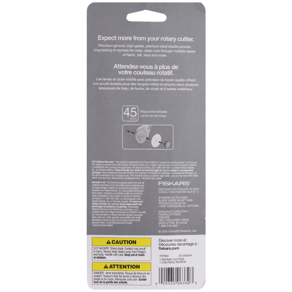 Fiskars 45mm Glitter Rotary Cutter