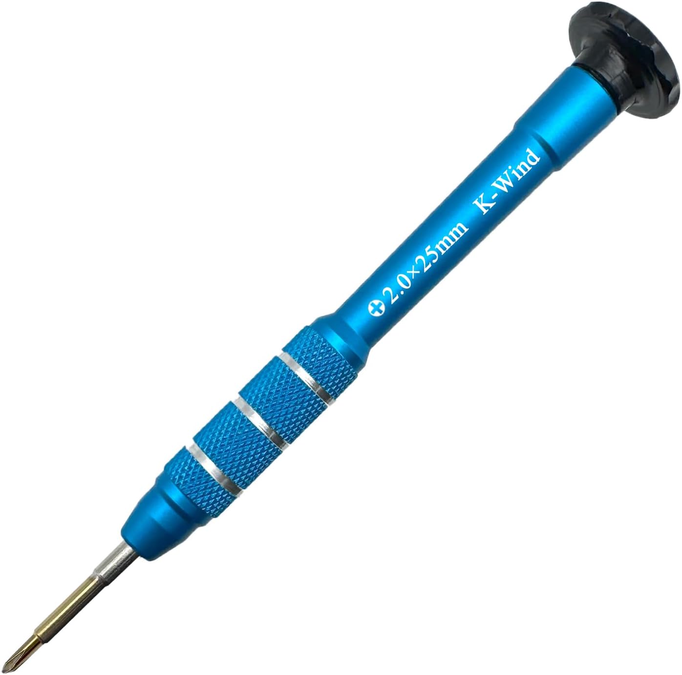 Precision Screwdriver Phillips #00 2mm, Magnetic S2 Steel Tip | Free Spin Cap, Anti-slip Grip, Electronic Screwdriver for Game Console/Controller, Drone, Laptop, Table, Phone