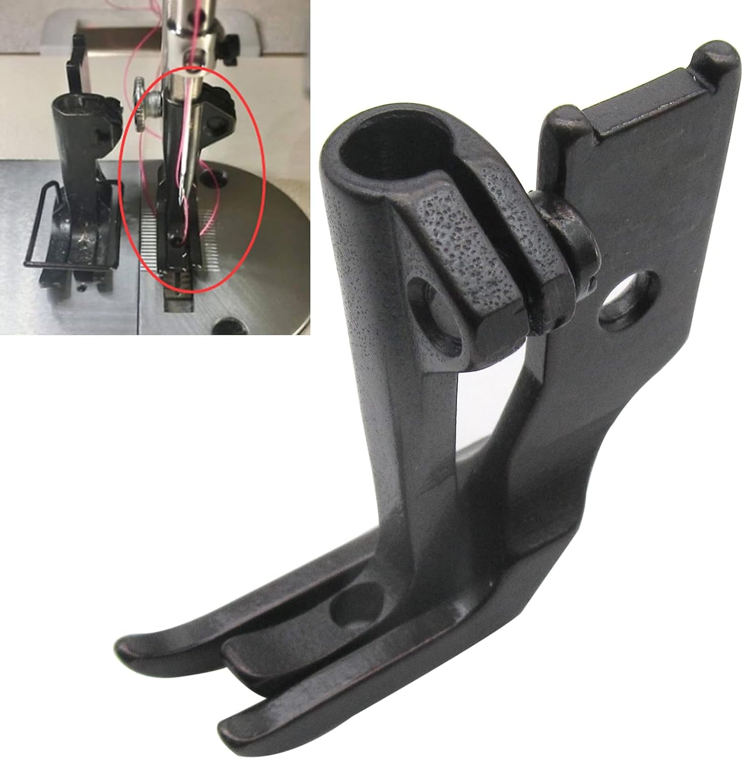 CKPSMS Brand -1 Set #KP-19160 Narrow Walking Foot Compatible with/Replacement for JUKI Brand LU-562 563 1508 Brother Brand 837 CONSEW Brand 206RB, 225 Singer Brand 111G 111W 211A 211G