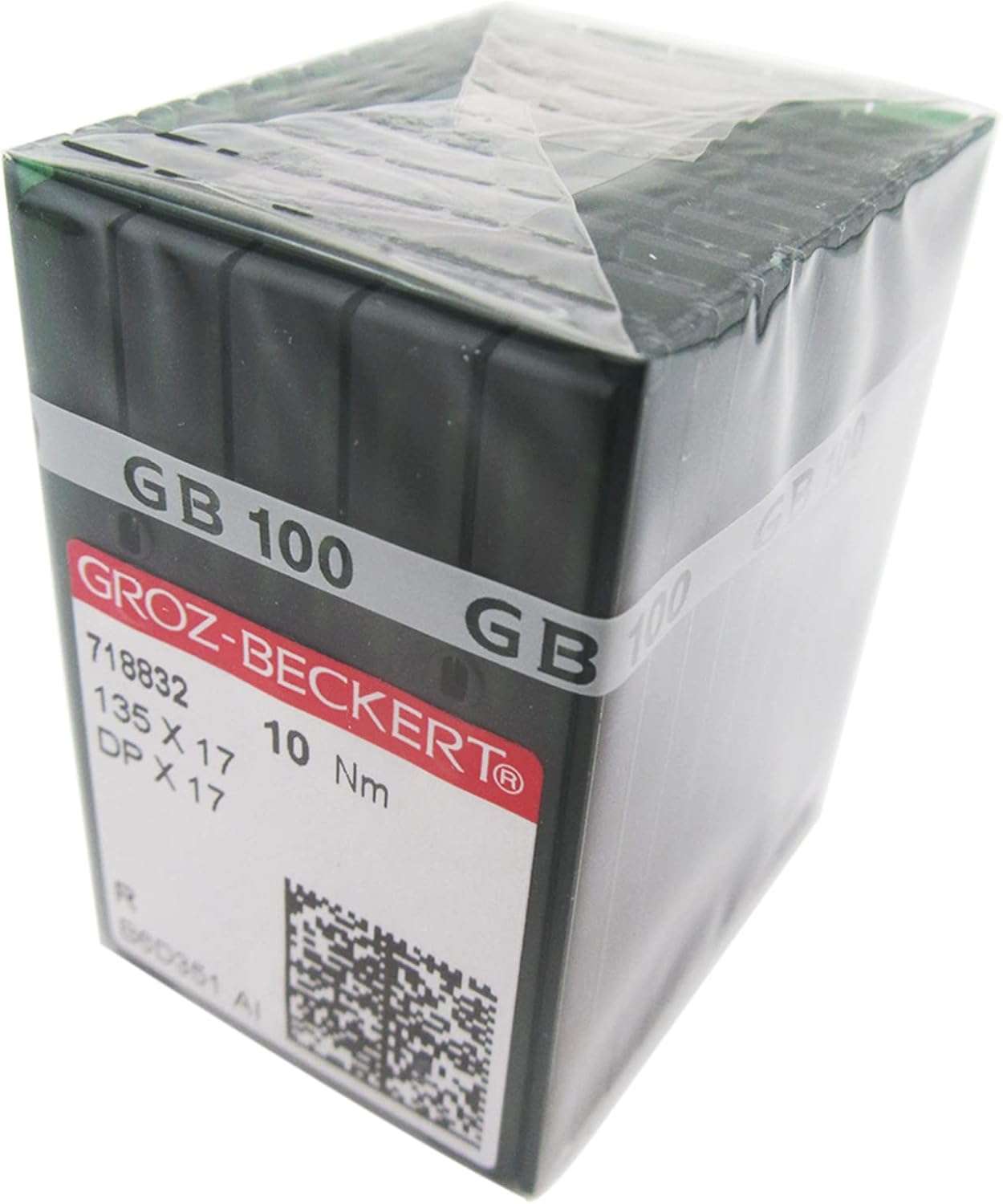 GROZ-BECKERT Needle in CKPSMS Clear Plastic Box- 100 Groz-Beckert 135X17 DPX17 SY3355 for Industrial Walking Foot Machine Needles (Needle Size:DPX17 16/100)