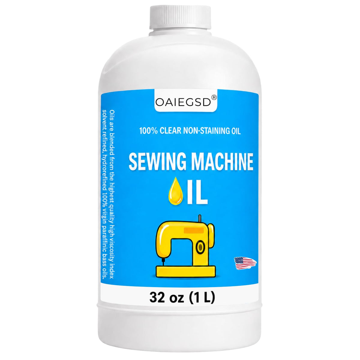 1oz Fine Light Sewing Machine Oil and Lubricant with Applicator