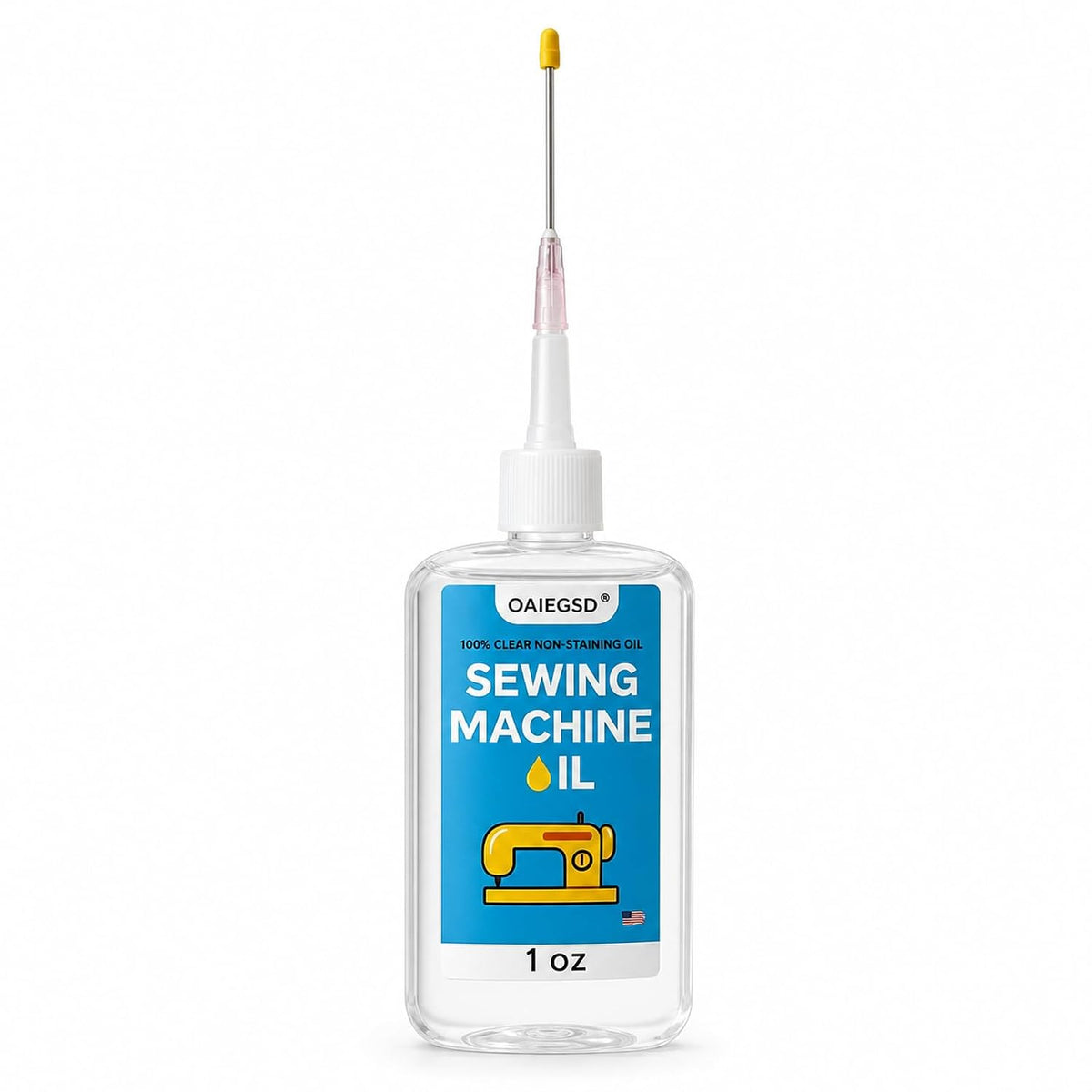1oz Fine Light Sewing Machine Oil and Lubricant with Applicator