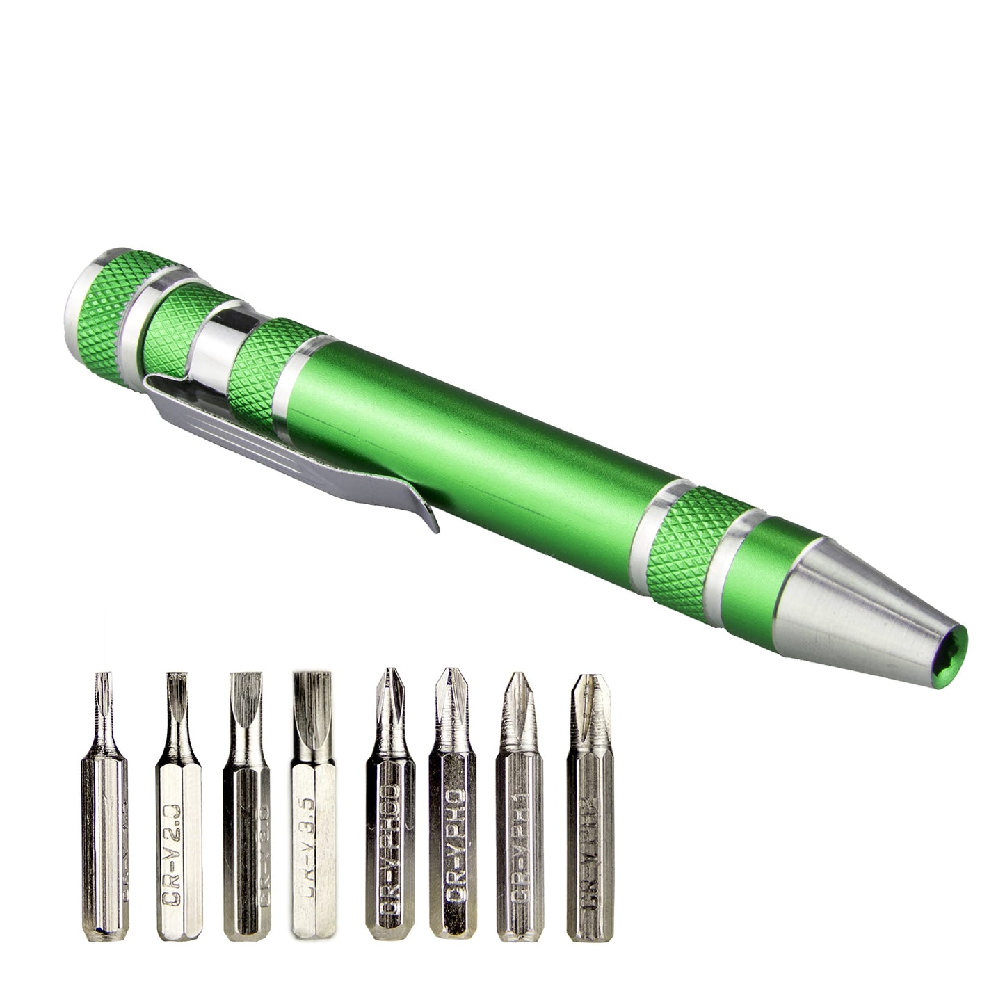 SWATOM 8 in 1 Mini Screwdriver Set Small Screwdrivers Pen Magnetic Repair Tools EDC Compact Precision Gadgets for Computer Eyeglasses Daily Home Improvement Use (Blue)