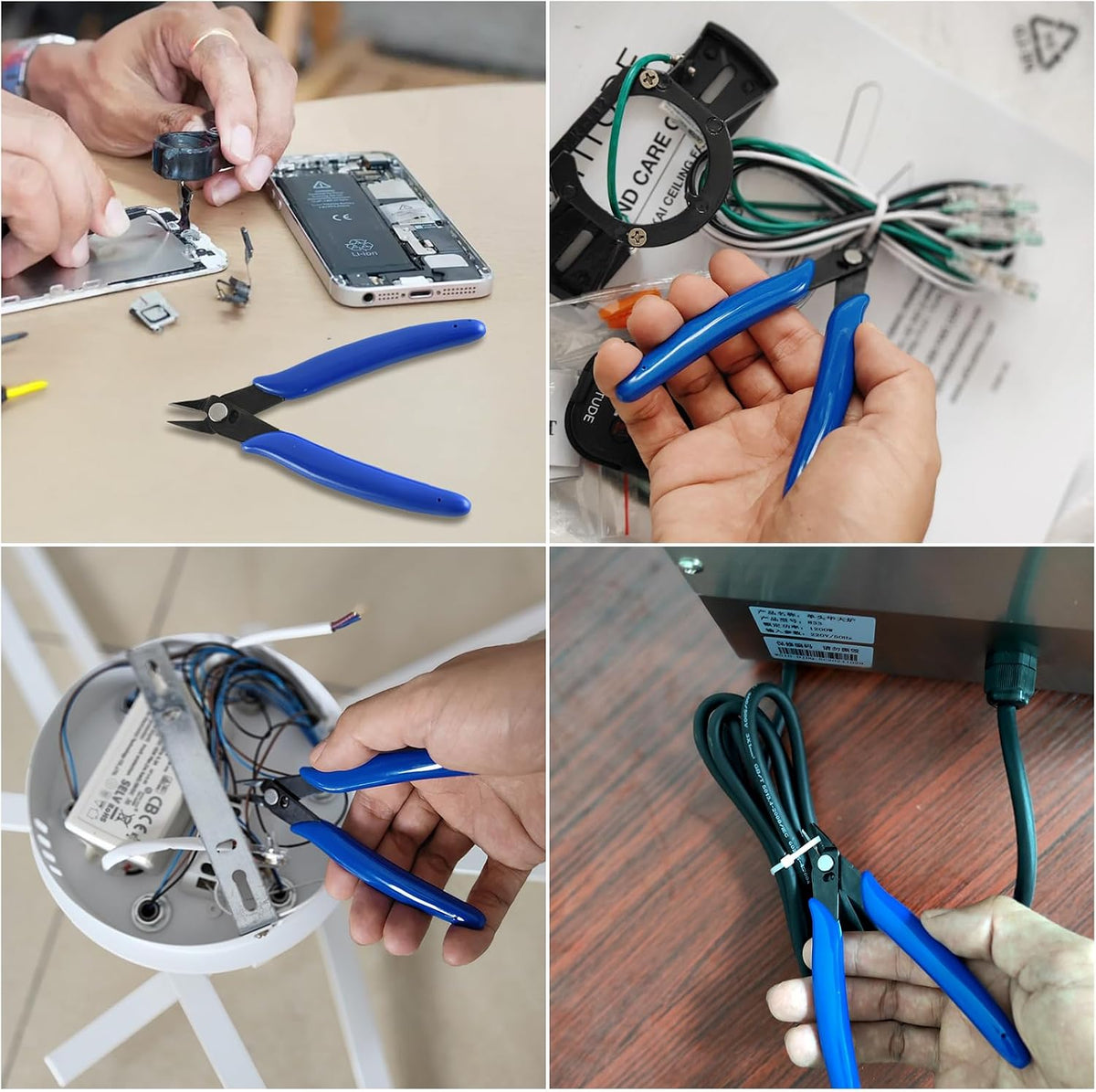 Micro Flush Cutter, 2-Pack Wire Cutters, 5“ Sharp Cutting Pliers
