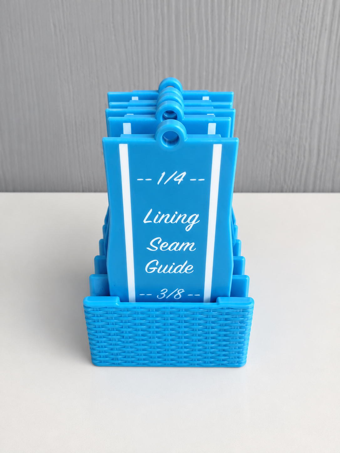 Bag Lining Seam Guide Container