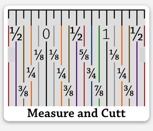 Seam Allowance Guide Sticker Closeup