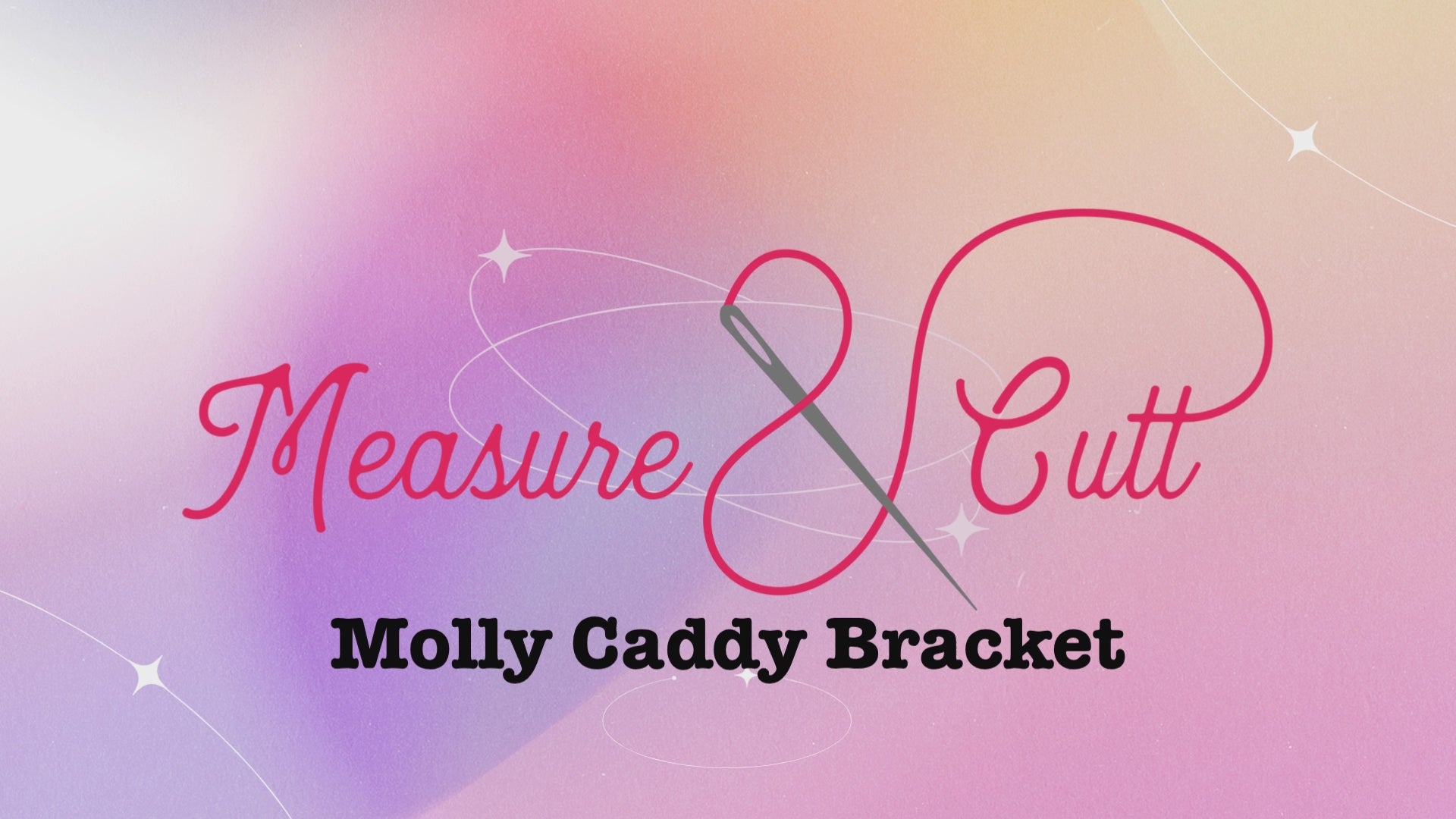 Videp showing how to place and install the Molly Caddy bracket